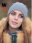 Женский набор шапка+шарф "L. Sara"      