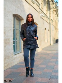 Подовжена куртка з коміром стойка