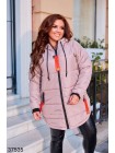 Жіноча куртка плащевка з утеплювачем європух 250