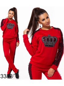 Спортивный костюм с кружевом 823387-91