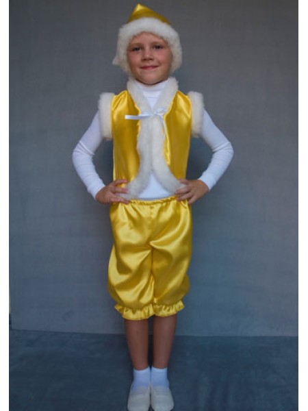  Карнавальний костюм Гном жовтий (хлопчик)