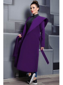 Пальто жіноче з капюшоном Маріз