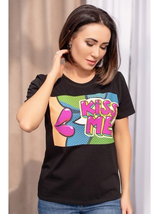 Красивая футболка женская Kiss