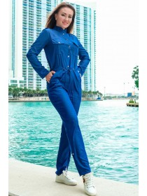 Женский джинсовый комбинезон Сафари