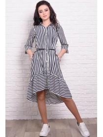 Платье в полоску Флора