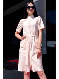 Стильное платье на кнопках Конкор