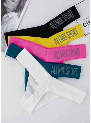 Комплект женского спортивного белья плавок 3 шт 
